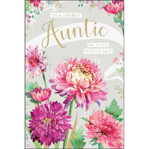 Picture of TO A LOVELY AUNTIE BIRTHDAY CARD